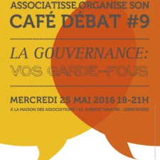affiche du café débat LA GOUVERNANCE : vos garde-fous